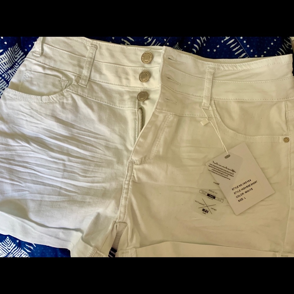 White Shorts
